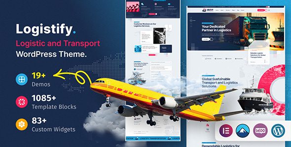 Logistify (v1.0.1) Transportation & Logistics WordPress