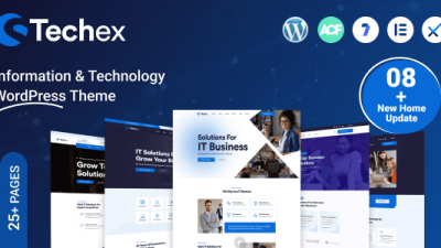 Technox (v1.0.1) IT Solutions & Services WordPress Theme