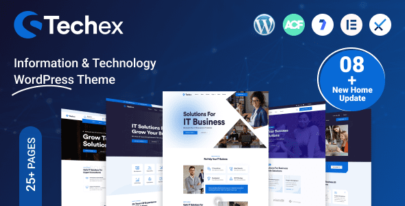 Technox (v1.0.1) IT Solutions & Services WordPress Theme