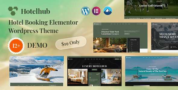 Hotelhub (v1.0.0) Luxury & Resort Booking WordPress Theme