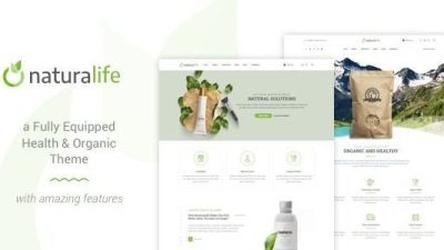 NaturaLife v2.2 Health & Organic WordPress Theme