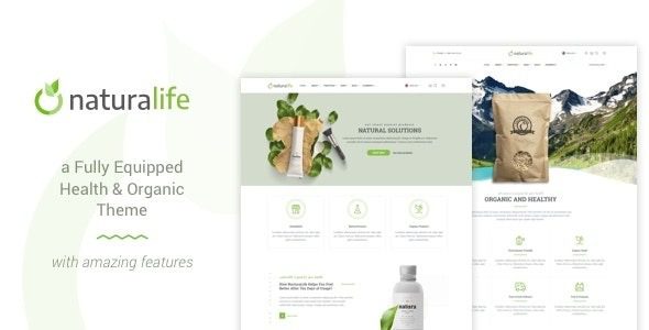 NaturaLife v2.2 Health & Organic WordPress Theme