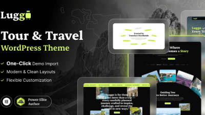 Luggo (v1.0.0) Tour and Travel Agency WordPress Theme