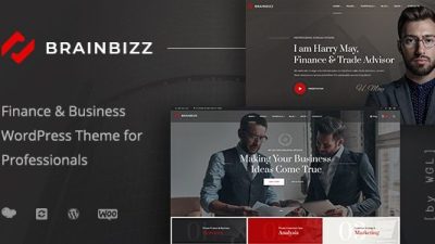 BrainBizz (v1.3.13) Finance & Business WordPress Theme