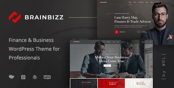 BrainBizz (v1.3.13) Finance & Business WordPress Theme