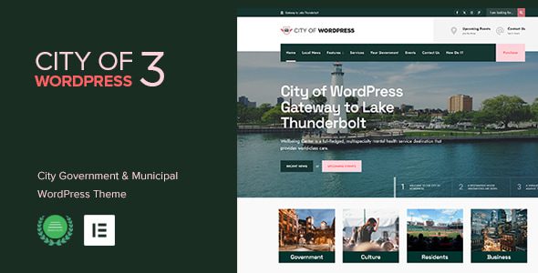 City of WP (v3.4) Municipal & Local Government Theme