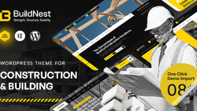 Buildnest (v1.0.1) Construction WordPress Theme