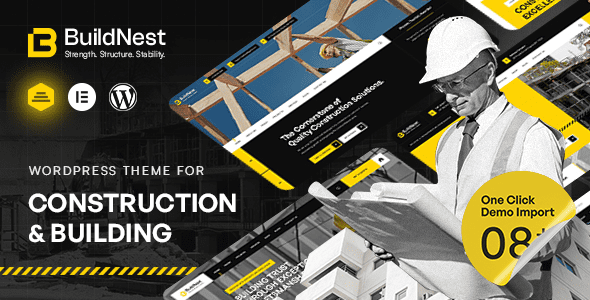 Buildnest (v1.0.1) Construction WordPress Theme