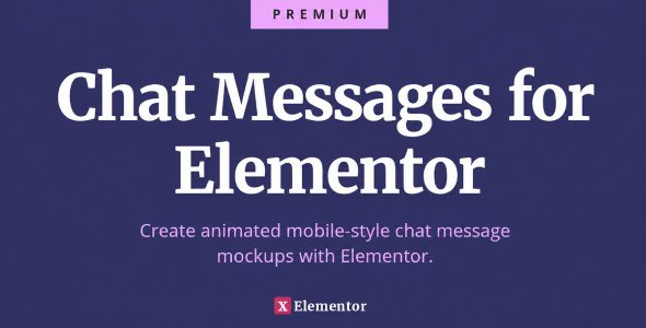 Chat Messages for Elementor插件下载