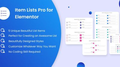 Item Lists Pro for Elementor v1.5.3