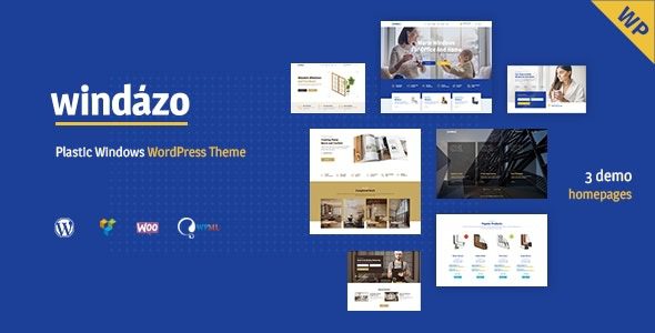 Windazo (v1.2.4) Plastic Windows and Doors WordPress Theme