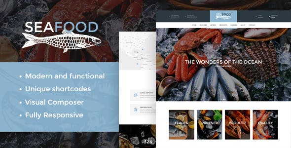 Seafood Company (v1.5.14) Fish Restaurant WordPress Theme