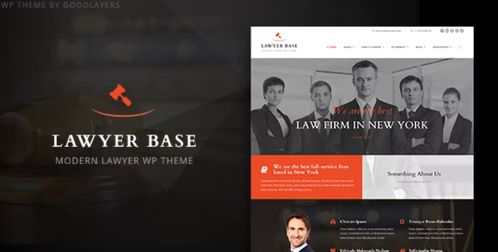 Lawyer Base v1.3.4 Attorney WordPress