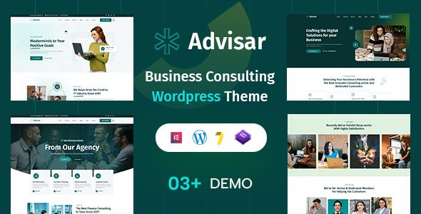 Advisar (v1.1) Business, Finance & Consulting WordPress Theme