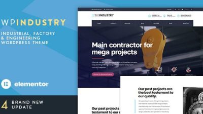 WP Industry (v4.2) Industrial WordPress Theme