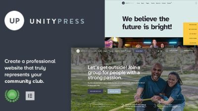 UnityPress (v1.3) Community Club WordPress Theme