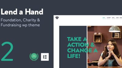Lend a Hand (v2.5) Foundation & Charity WordPress Theme