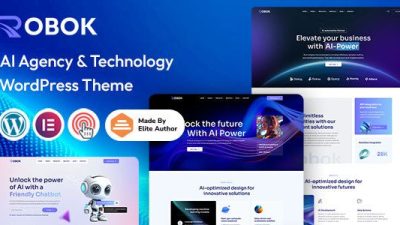 Robok (v1.2) AI Agency & Technology WordPress Theme