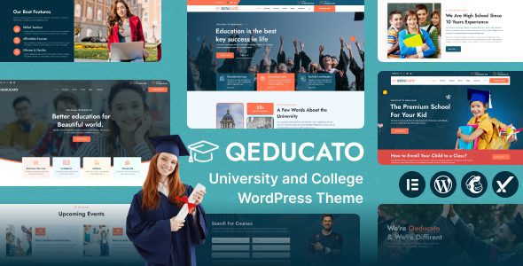 Qeducato (v2.1) University and College WordPress Theme