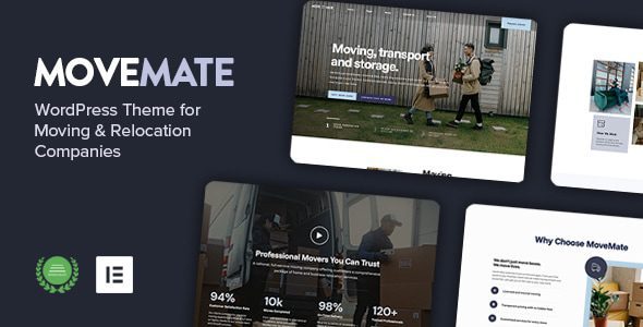 MoveMate (v1.1) Moving Company WordPress Theme