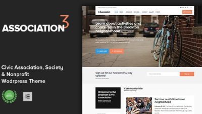 Association (v3.1) Civic and Third Sector Nonprofit WordPress Theme