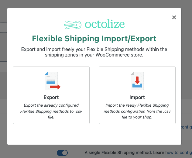 Flexible Shipping Import/Export (v1.5.19) [by Octolize, WpDesk] [Activated]