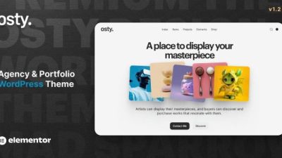 Osty (v1.4.1) Creative Agency and Portfolio Theme