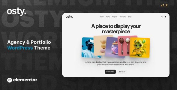 Osty (v1.4.1) Creative Agency and Portfolio Theme