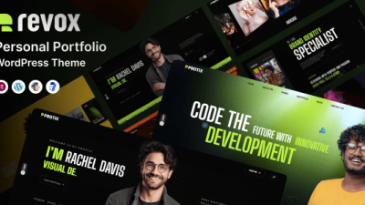 Revox (v1.2) Personal Portfolio WordPress Theme