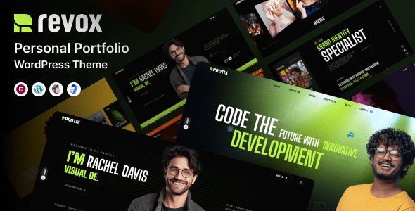 Revox (v1.2) Personal Portfolio WordPress Theme