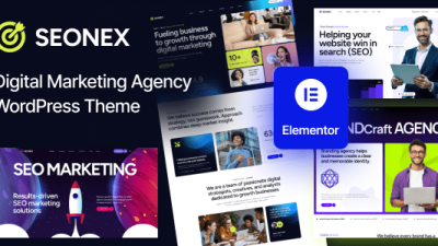Seonex (v1.0.0) Digital Marketing Agency WordPress Theme