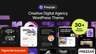 Frezzar (v1.0.0) Creative Digital Agency WordPress Theme