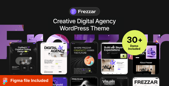 Frezzar (v1.0.0) Creative Digital Agency WordPress Theme