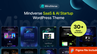 Mindverse (v1.0.0) SaaS & AI Startup WordPress Theme