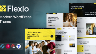 Flexio (v1.0.0) Modern WordPress Theme
