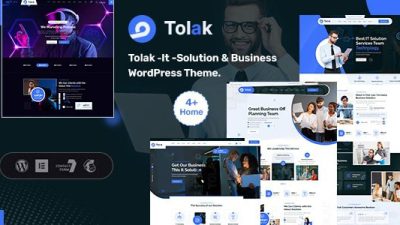 Tolak (v1.2.0) It Solution & Business WordPress Theme
