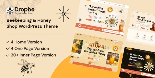 Dropbe (v1.0.0) Beekeeping and Honey Shop WordPress Theme