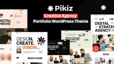 Pikiz (v1.0.0) Creative Agency Portfolio WordPress Theme