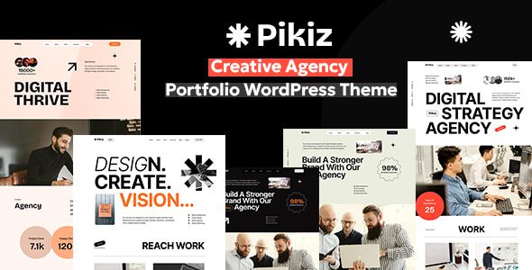 Pikiz (v1.0.0) Creative Agency Portfolio WordPress Theme