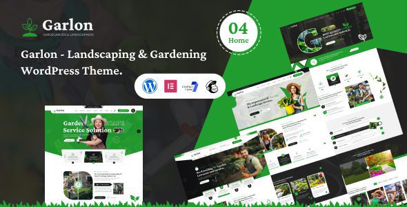 Garlon (v1.0.0) Gardening and Landscaping WordPress Theme