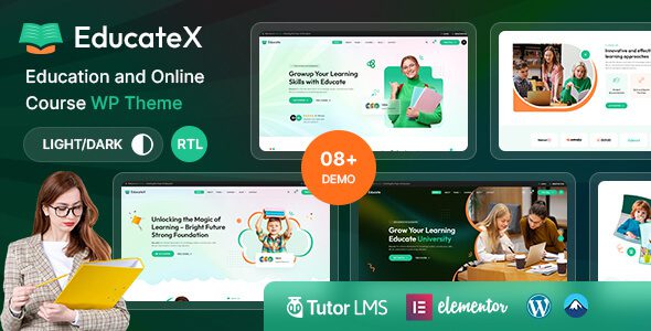 EducateX (v1.0.0) Education & Online Course WordPress