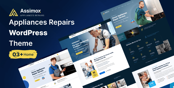 Assimox (v1.0) Appliances Repair WordPress Theme