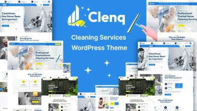 Clenq (v1.0) Cleaning Services WordPress Theme