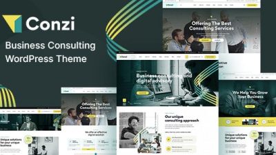 Conzi (v1.0.1) Business Consulting WordPress Theme