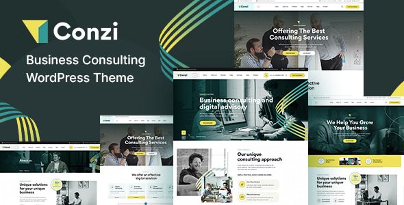 Conzi (v1.0.1) Business Consulting WordPress Theme