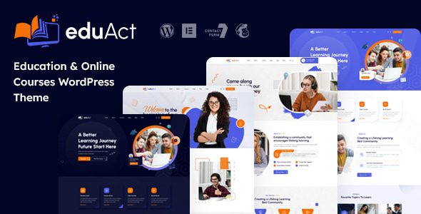 EduAct (v1.0.1) Education & Courses WordPress Theme