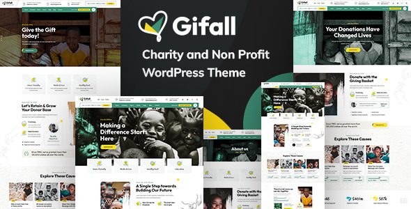Gifall (v1.0.1) Charity Non Profit WordPress Theme