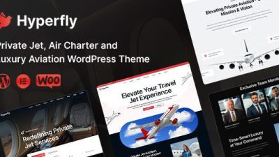 HyperFly (v1.0.0) Jet Charter & Aviation WordPress Theme
