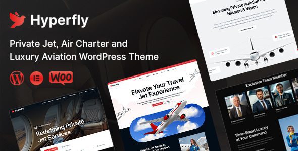 HyperFly (v1.0.0) Jet Charter & Aviation WordPress Theme