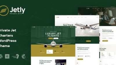 Jetly (v1.1.0) Private Jet Charters WordPress Theme